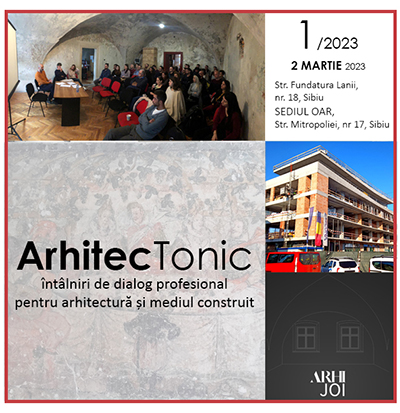 Arhitectonic - Nr. 1 | 02 martie 2023